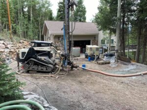 New Home Geothermal Installation, Conifer, CO 80465